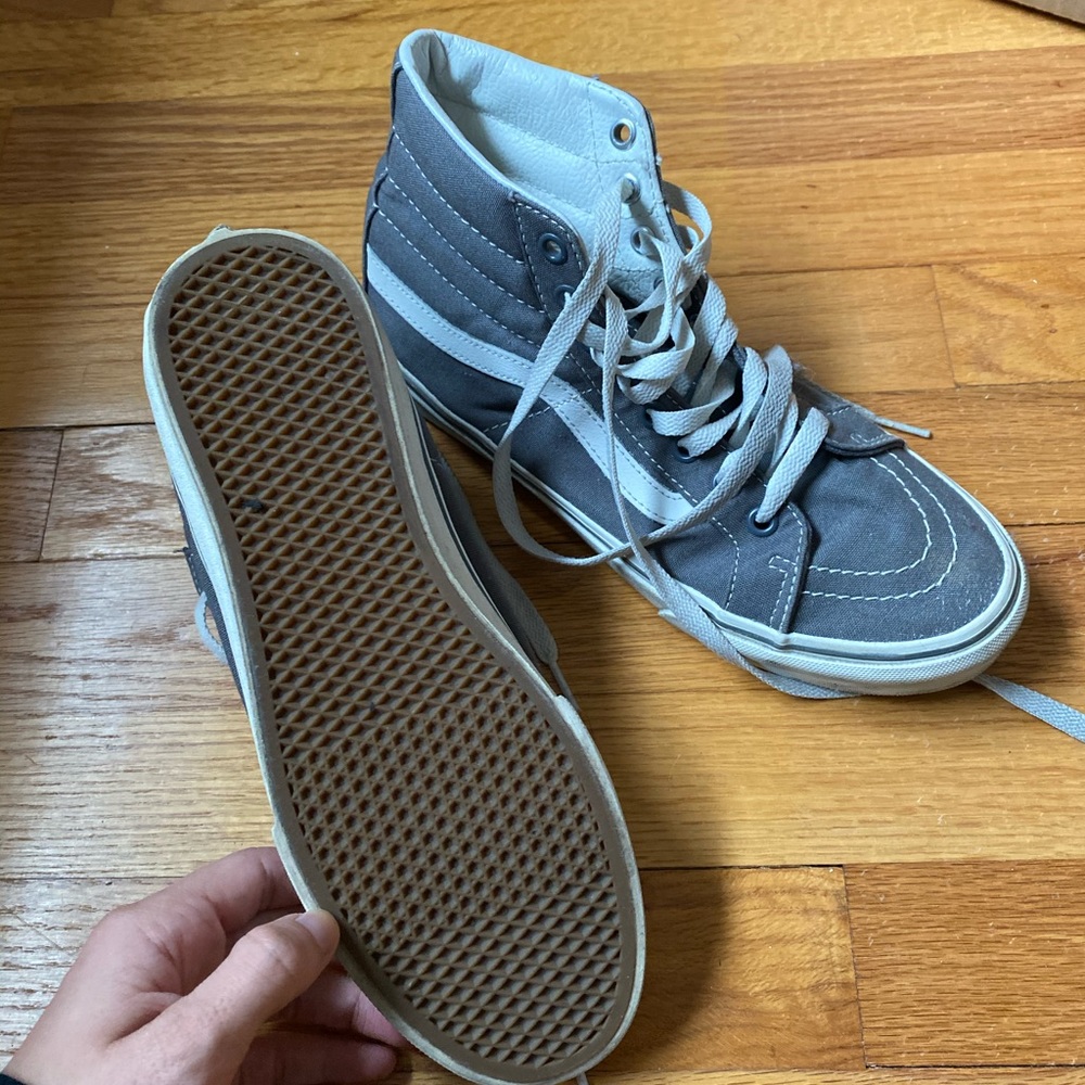 Vans Grey High Rise Shoes - Gem